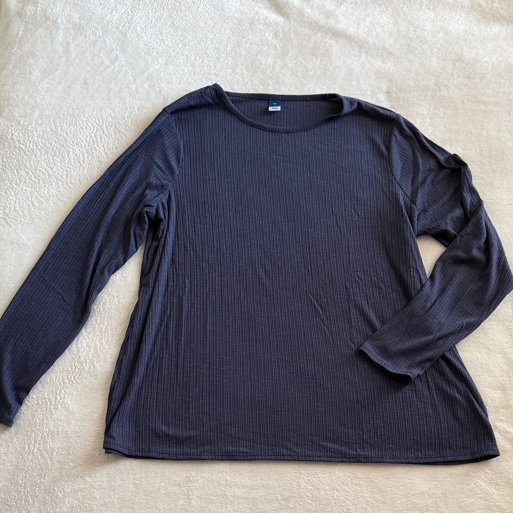 Old Navy Navy Blue Long Sleeve Top